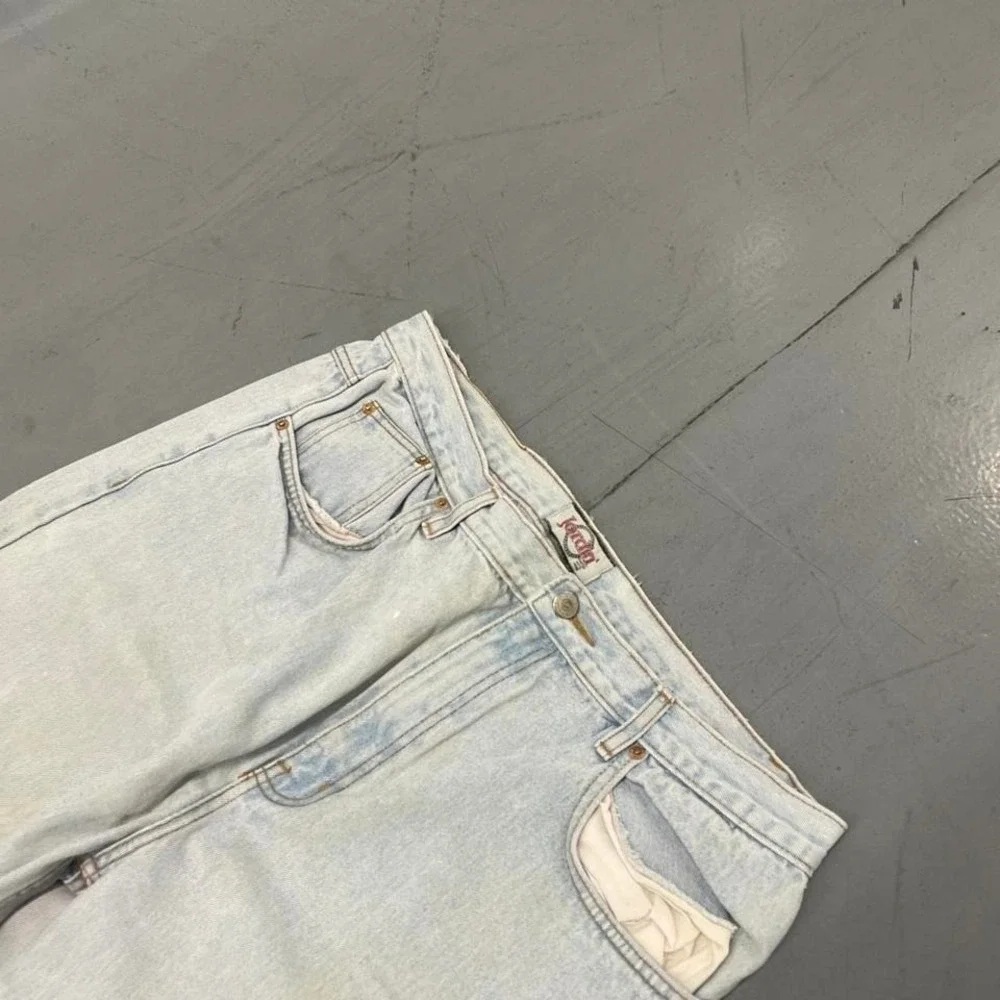 Vintage Jordin Light wash denim jeans with sick wash‎ and patch - Picture 4 of 8